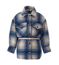 Пальто-рубашка с поясом от бренда Original Marines