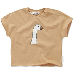 Футболка Goose mini от бренда Sproet & Sprout Бежевый