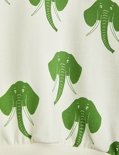 Свитшот ELEPHANT с принтом от бренда Mini Rodini