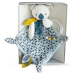 Коала комфортер с погремушкой 22 см от бренда Doudou et Compagnie