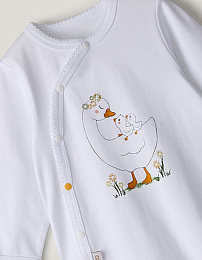 Набор комбинезонов белого цвета и в полоску от бренда Anna Leon