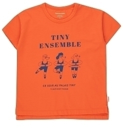 Футболка TINY ENSEMBLE от бренда Tinycottons Красный