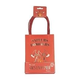 Подарочные пакеты Пожарные 4 шт. от бренда Tim & Puce Factory