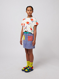 Юбка Color block denim от бренда Bobo Choses