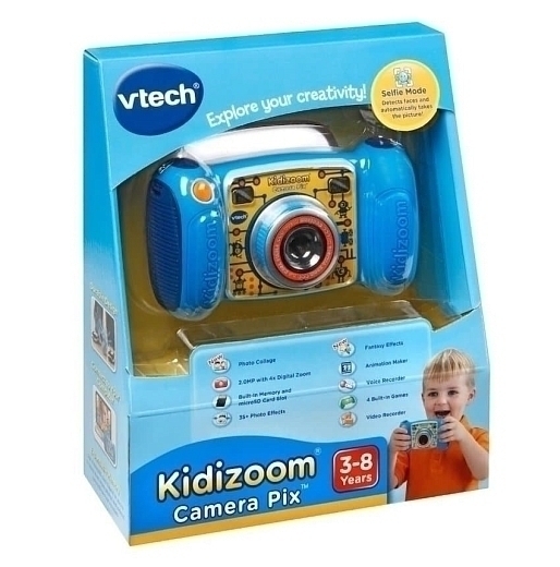 цифровая камера Kidizoom Pix голубого цвета от бренда VTECH