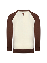 Джемпер с изображением грейхаунда от бренда Trussardi