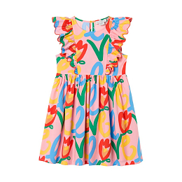 Платье Graphic Love Print от бренда Stella McCartney kids