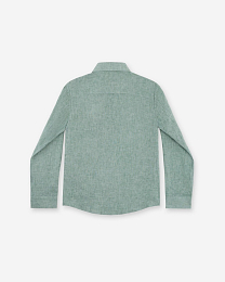 Рубашка льняная зеленая от бренда Trussardi