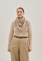 Косынка Koolig cashmere beige от бренда Peppihat