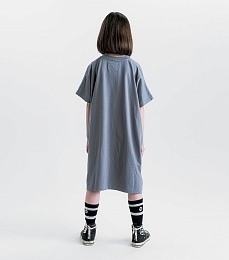 Платье-футболка KOOKY SKULL CONCRETE от бренда NuNuNu
