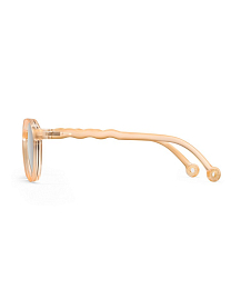 Очки KIDS Oval Sunglasses-Breakfast Art-Apricot от бренда Olivio and Co