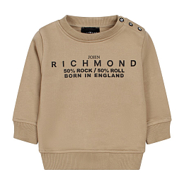 Свитшот песочного цвета от бренда JOHN RICHMOND