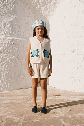 Жилет Blue roses от бренда Tinycottons