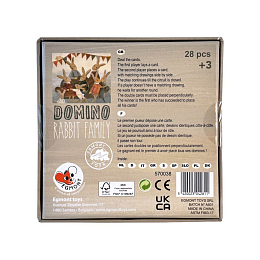 Домино "Семья кроликов" от бренда Egmont Toys