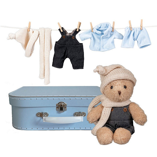 Мишка "Моррис и чемоданчик" от бренда Egmont Toys