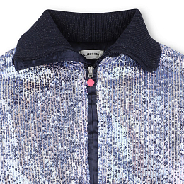 Бомбер Navy Silver от бренда Billieblush