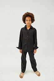 Штаны LINEN Black от бренда Liqlo