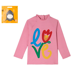 Лонгслив Love Floral Print от бренда Stella McCartney kids