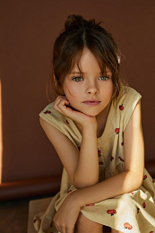 Платье Apple Print от бренда Sproet & Sprout