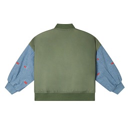 Бомбер Lips Print от бренда Stella McCartney kids