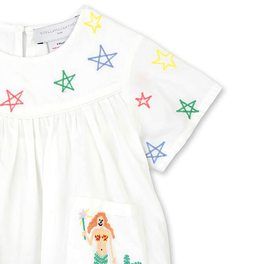 Комплект: Туника с русалками,  блумеры от бренда Stella McCartney kids