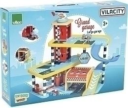 Большой гараж с машинками от бренда Vilac