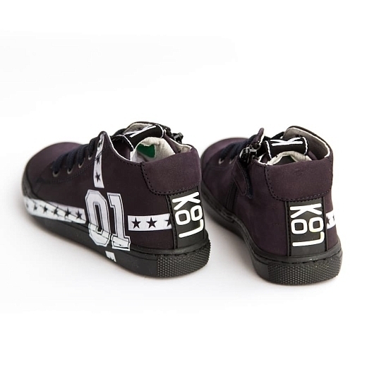 Полуботинки на шнурках фиолетовые от бренда Kool