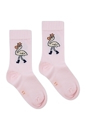 Носки с фламинго от бренда Tinycottons