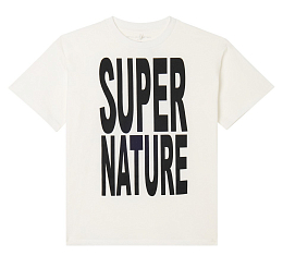Футболка Super Nature от бренда Stella McCartney kids Молочный