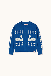 Кардиган Swan with diamonds от бренда Tinycottons