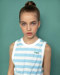 Майка Stripes Blue от бренда Tinycottons