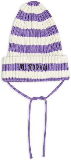 Шапка STRIPE RIB от бренда Mini Rodini