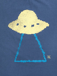 Лонгслив navy Pixel Abduction от бренда Bobo Choses