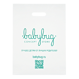 Пакет с прорубной ручкой Babybug от бренда Babybug