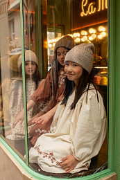 Платье Kana Cream от бренда C'ERA UNA VOLTA