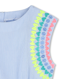 Платье Embroidery Blue Stripes  от бренда Billieblush