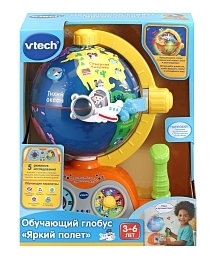 Обучающий глобус «Яркий полет» от бренда VTECH