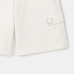 Шорты-карго молочного цвета от бренда Stella McCartney kids