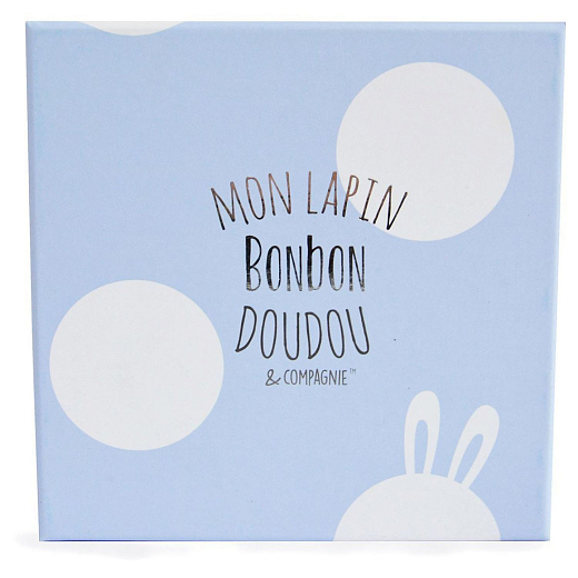 Погремушка-пинетки Bunny Blue от бренда Doudou et Compagnie