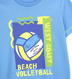 Футболка Blue Beach Volleyball от бренда Original Marines Голубой