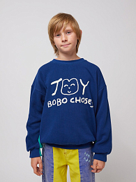 Свитшот Navy Smiling от бренда Bobo Choses