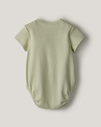 Набор боди из фактурной ткани с коротким рукавом от бренда Anna Leon