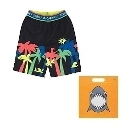 Плавательные шорты с пальмами от бренда Stella McCartney kids