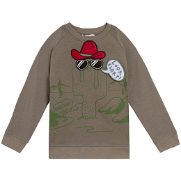 Свитшот Cactus Graphic от бренда Stella McCartney kids