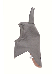 Шапка-шлем Bunny Teddy l.grey от бренда Peppihat