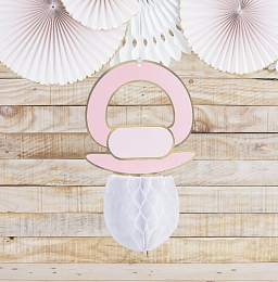 Декор Пустышка Baby Girl от бренда Tim & Puce Factory