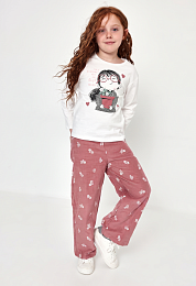 Джинсы Flora print от бренда Boboli
