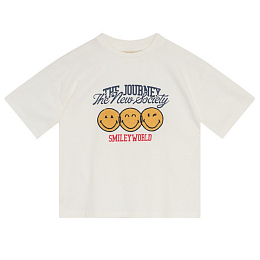 Футболка Smiley Whisper White от бренда The New Society Белый