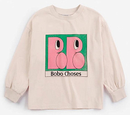 Лонгслив milk Booo Bo от бренда Bobo Choses