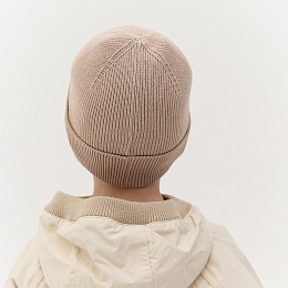 Шапка Knot cotton beige от бренда Peppihat